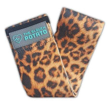 Load image into Gallery viewer, Leopard print short booty band folded on the ground
